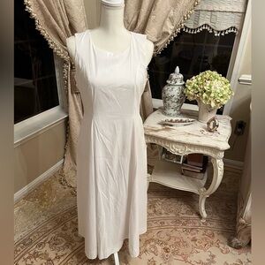 Alfani a line dress size 8 white